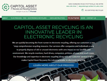 Tablet Screenshot of caprecycling.com